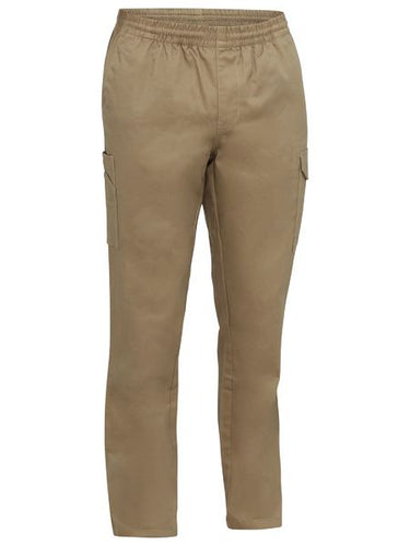 BPC6029 Bisley Stretch Cotton Drill Elastic Waist Cargo Work Pant - Regular