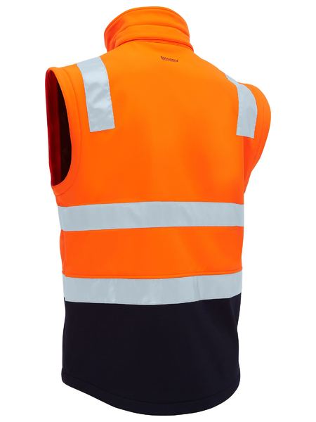 BJ6078T Bisley Taped Two Tone Hi Vis 3 In 1 Soft Shell Jacket