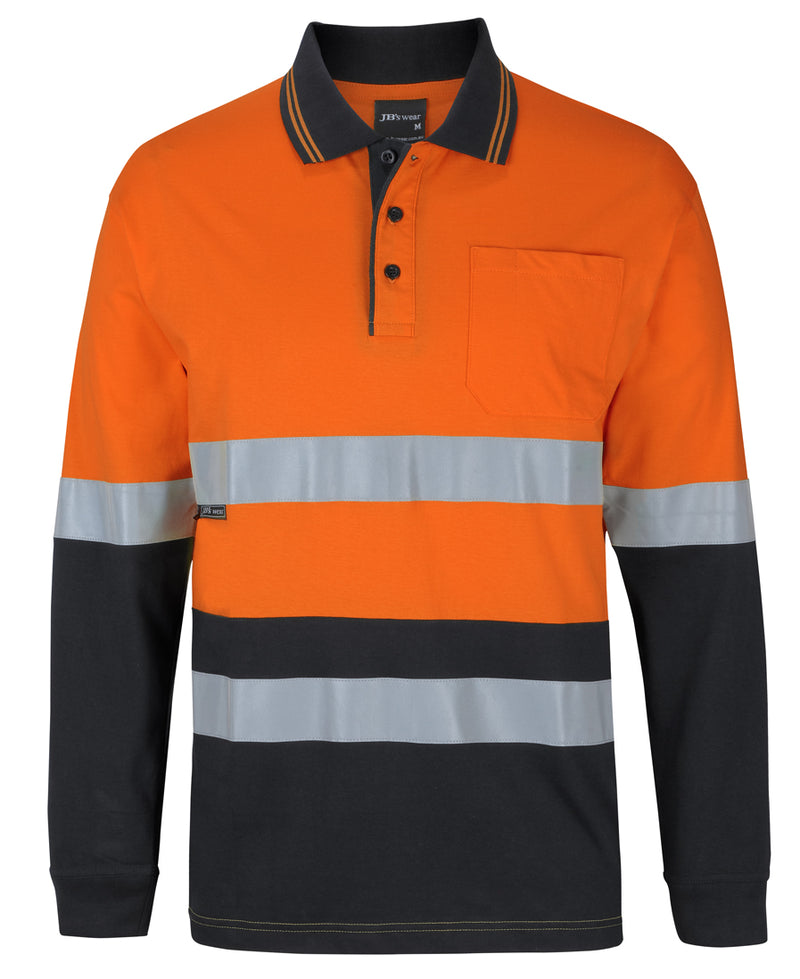 Load image into Gallery viewer, 6DCPL JB&#39;s Hi Vis (D+N) L/S Cotton Polo
