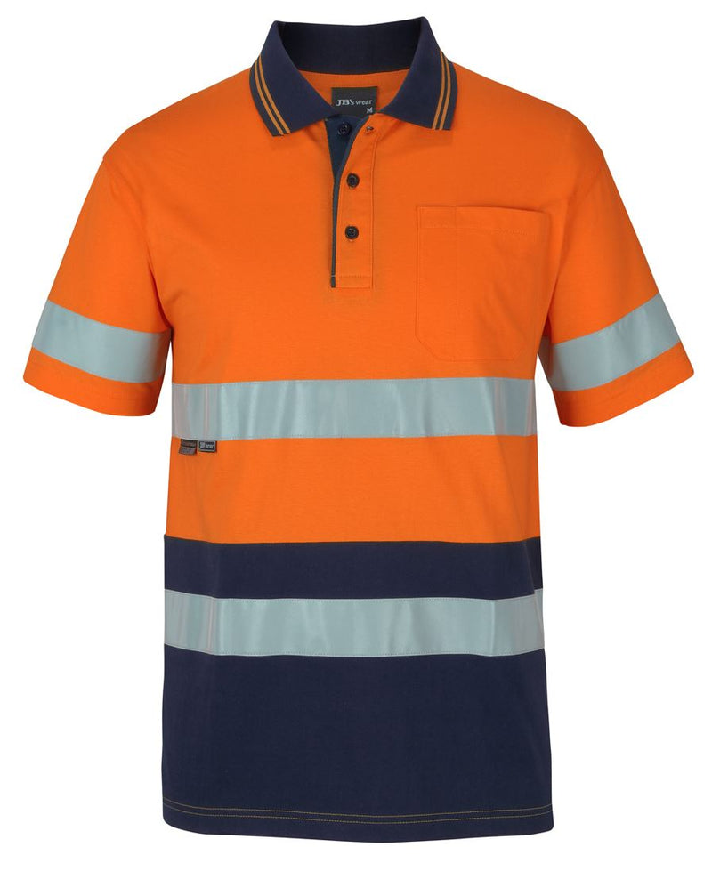 Load image into Gallery viewer, 6DCPS JB&#39;s Hi Vis (D+N) S/S Cotton Polo
