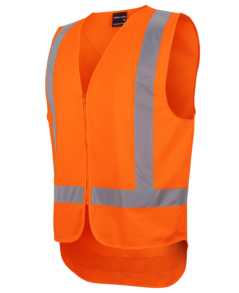 Load image into Gallery viewer, 6DVQV JB&#39;s NSW/QLD Rail (D+N) Zip X-Back Safety Vest
