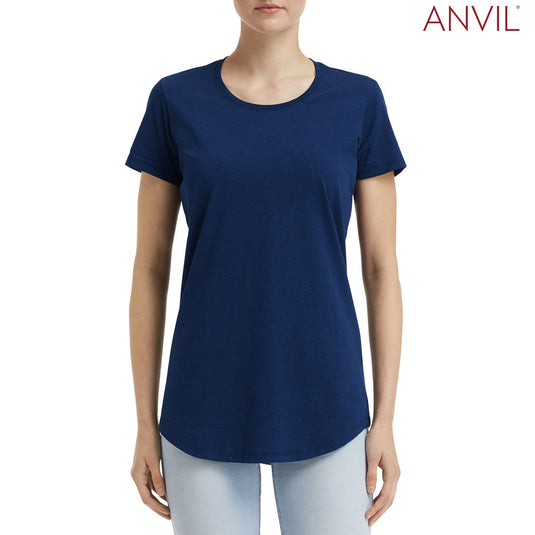 790L Anvil Premium Combed Ring Spun 180gsm Ladies Tee - Clearance