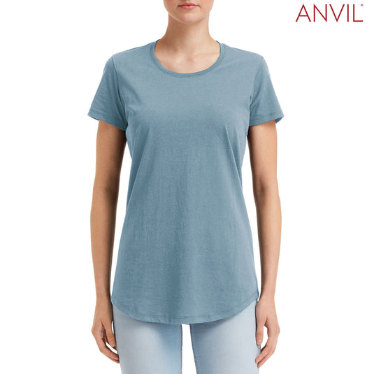 790L Anvil Premium Combed Ring Spun 180gsm Ladies Tee - Clearance