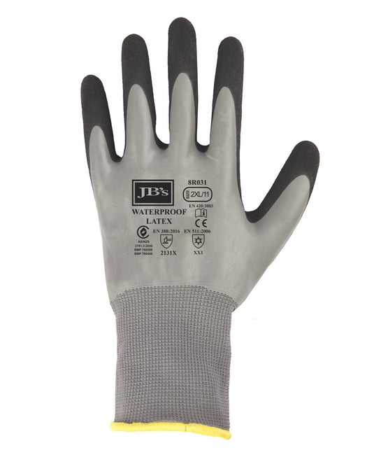 8R031 JB's Waterproof Double Latex Coated Glove (5 Pack)
