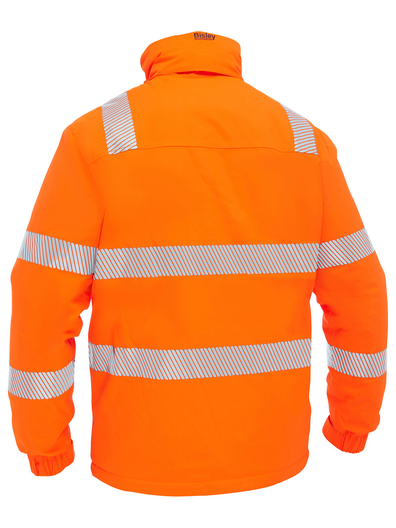 Load image into Gallery viewer, BJ6842T Bisley Taped Hi Vis Heated Jacket With Hood
