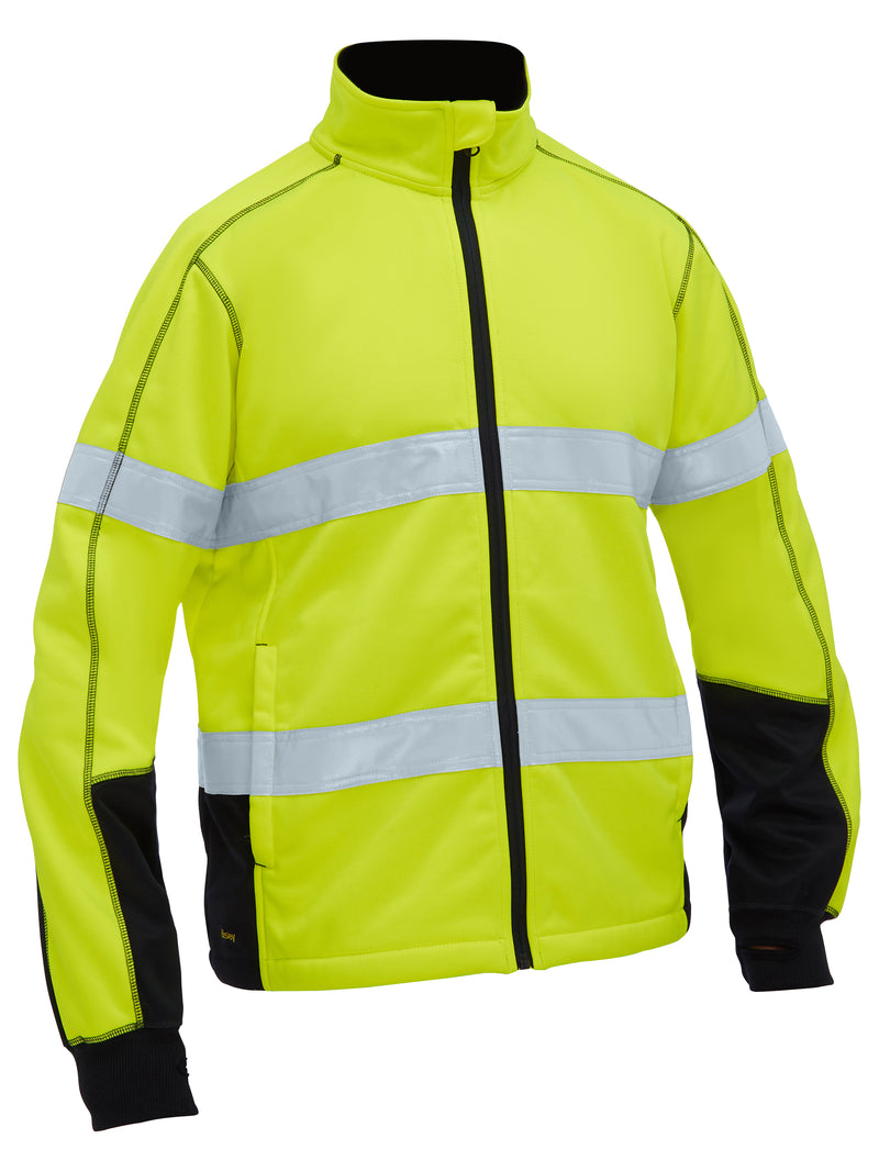 Load image into Gallery viewer, BK6611T Bisley Men&#39;s Taped Hi Vis Zip Front Fleece
