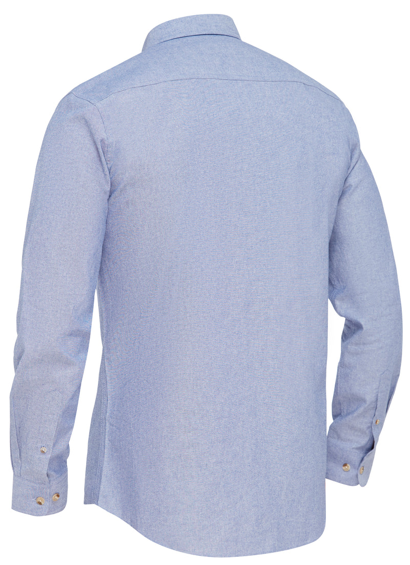 Load image into Gallery viewer, BS6407 Bisley Mens Long Sleeve Chambray Shirt
