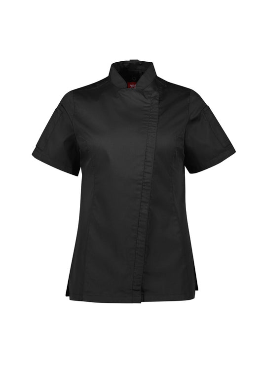 CH330LS Bizcollection Alfresco Womens Short Sleeve Chef Jacket