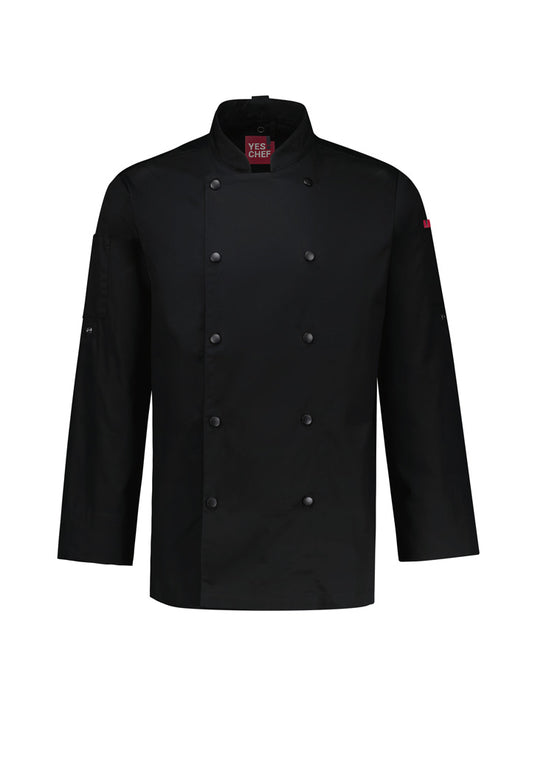 CH430ML BizCollection Mens Gusto Long Sleeve Chef Jacket