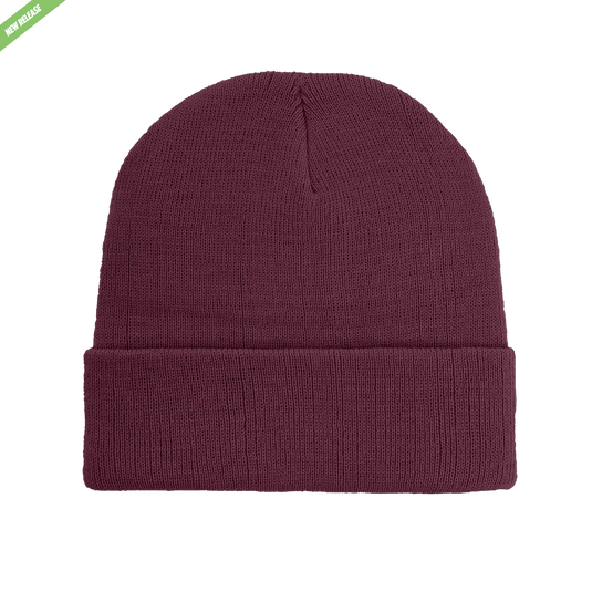 B001/B101R - 24 Cuffed Recycled Polyester Knitted Beanie