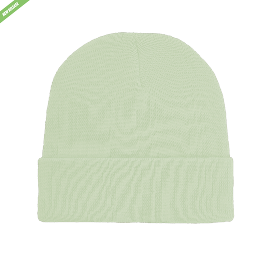 B001/B101R - 24 Cuffed Recycled Polyester Knitted Beanie