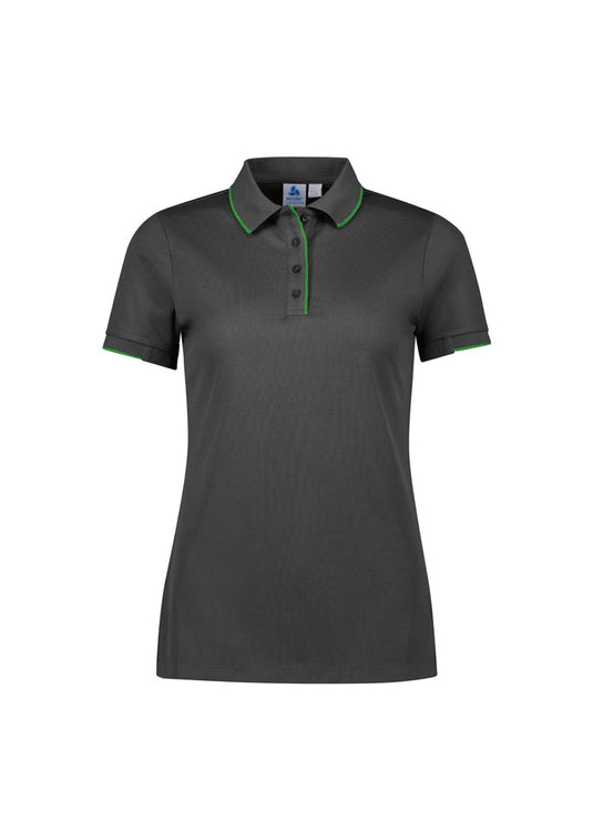 P313LS BisCollection Womens Focus Short Sleeve Polo