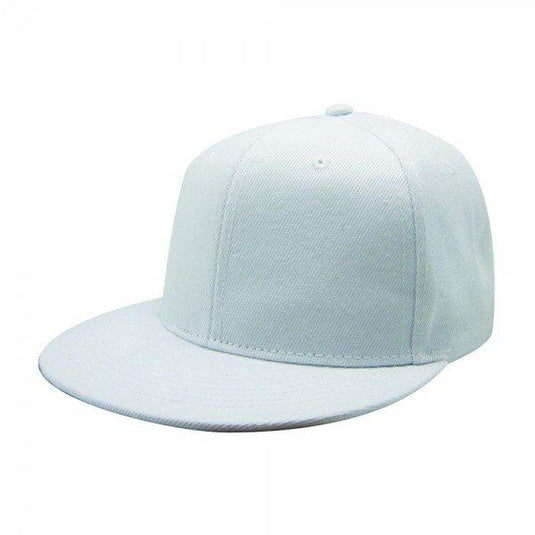 Wholesale S12607 Headwear24 Snap Back Flat Peak Cap Printed or Blank