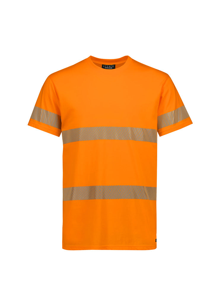 Load image into Gallery viewer, ZH510 Syzmik Mens Hi Vis Segmented Tape Cotton Tee Shirt
