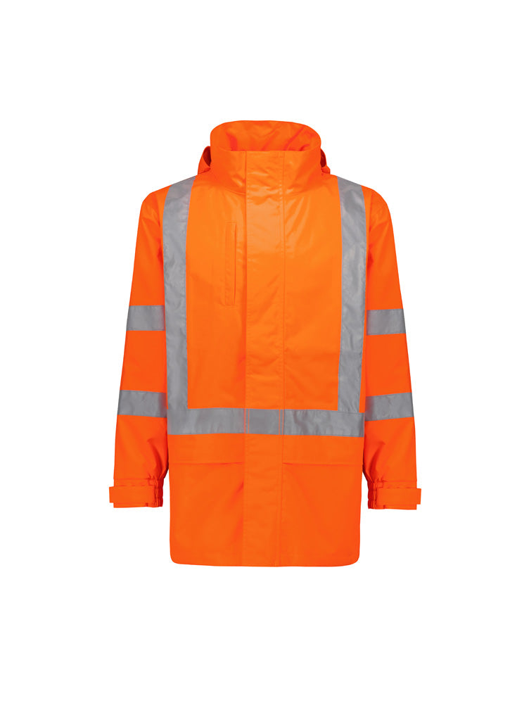 ZJ657 Syzmik Mens TTMC-W23 Hi Vis X Back Ultralite Waterproof Jacket