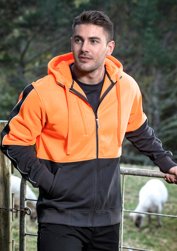 Load image into Gallery viewer, ZT485 Syzmik Unisex Hi Vis Full Zip Hoodie
