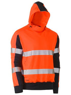 Wholesale BK6815T Bisley Taped Hi Vis Stretchy Fleece Hoodie Printed or Blank