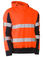 Wholesale BK6815T Bisley Taped Hi Vis Stretchy Fleece Hoodie Printed or Blank