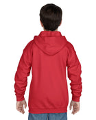 Wholesale 18600B Gildan Youth Heavy Weight Zip Hoodie Printed or Blank