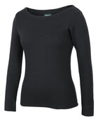 Wholesale 1BTL JB's C OF C L/S BOAT NECK TEE Printed or Blank