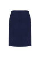 Wholesale 20720 BizCorporates WOMENS FRONT PLEAT DETAIL STRAIGHT SKIRT Printed or Blank