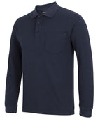 Wholesale 210PL JB's 210 L/S POCKET POLO Printed or Blank