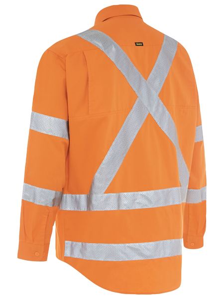 Load image into Gallery viewer, Wholesale BS6166XT Bisley Taped X Back Cool Lightweight Hi Vis Drill Shirt Printed or Blank
