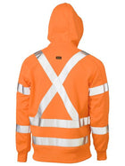 Wholesale BK6819XT Bisley X Taped Hi Vis Zip Front Fleece Rail Hoodie Printed or Blank