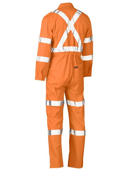 Load image into Gallery viewer, Wholesale BC6316XT BISLEY X TAPED BIOMOTION HI VIS LIGHTWEIGHT COVERALL - STOUT Printed or Blank
