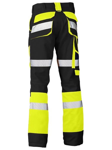 Load image into Gallery viewer, Wholesale BP6412T Bisley Taped Biomotion Contrast Hi Vis Pant Printed or Blank
