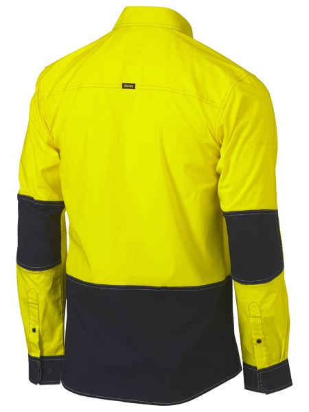 Load image into Gallery viewer, Wholesale BS6177 Bisley Flex &amp; Move™ Hi Vis Utility Shirt Printed or Blank
