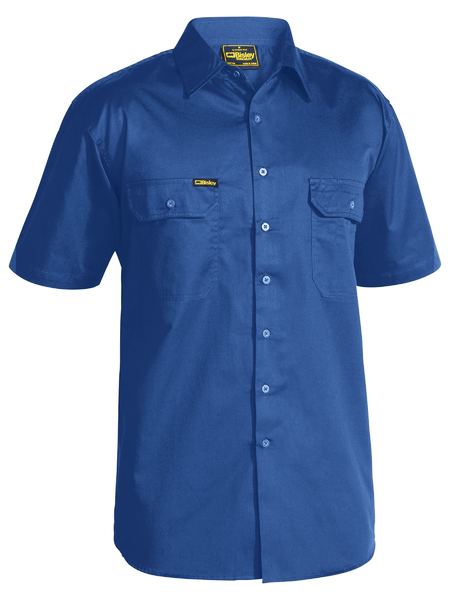 Wholesale BS1893 Bisley Cool Lightweight Drill Shirt - Short Sleeve Printed or Blank