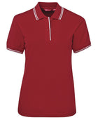 Wholesale 2LCP JB's LADIES CONTRAST POLO Printed or Blank