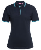 Wholesale 2LCP JB's LADIES CONTRAST POLO Printed or Blank