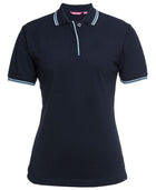 Wholesale 2LCP JB's LADIES CONTRAST POLO Printed or Blank