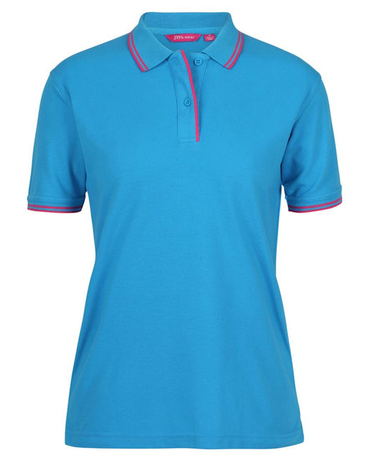 Wholesale 2LCP JB's LADIES CONTRAST POLO Printed or Blank