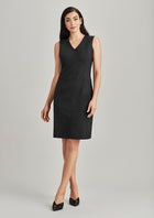 Wholesale 34021 BIZCORPORATES WOMENS SLEEVELESS V NECK DRESS Printed or Blank