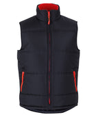 Wholesale 3ACV JB's PUFFER CONTRAST VEST Printed or Blank
