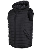 Wholesale 3AHV JB's HOODED PUFFER VEST Printed or Blank