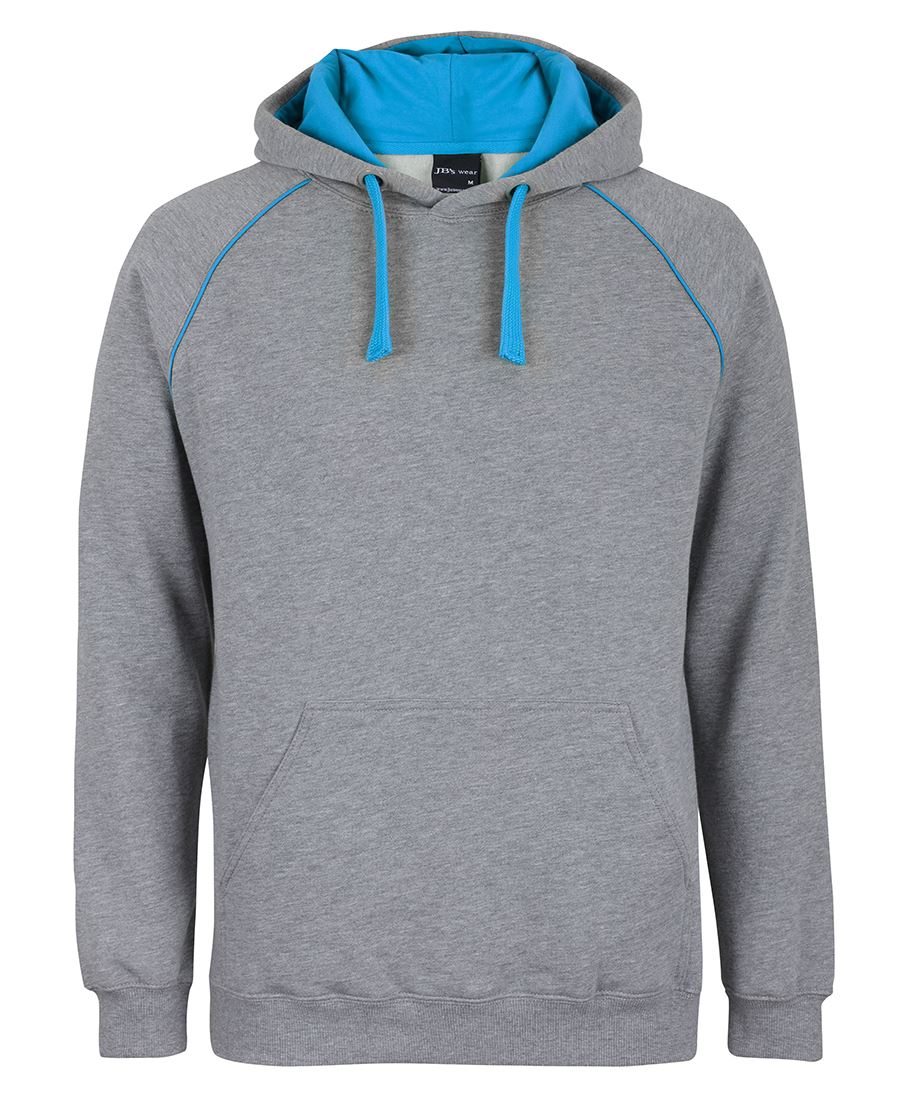 Wholesale 3CFH JB's CONTRAST FLEECY HOODIE Printed or Blank