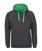 Wholesale 3CFH JB's CONTRAST FLEECY HOODIE Printed or Blank