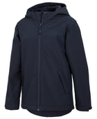 Wholesale 3WSH JB's PODIUM KIDS WATER RESISTANT HOODED SOFTSHELL JACKET Printed or Blank