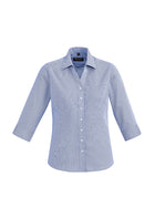 Wholesale 40311 BizCorporates WOMENS HUDSON 3/4 SLEEVE SHIRT Printed or Blank