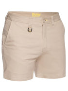 Wholesale BSH1008 BISLEY STRETCH COTTON DRILL SHORT SHORT Printed or Blank