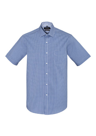 Wholesale 42522 BizCorporates Mens Newport Short Sleeve Shirt 42522 Printed or Blank