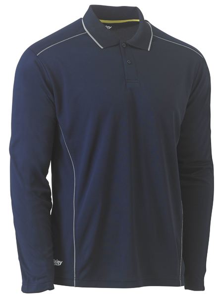 Wholesale BK6425 Bisley Cool Mesh Polo With Reflective Piping Printed or Blank