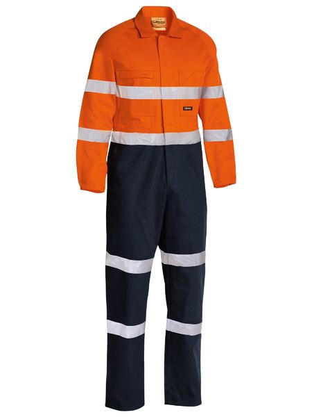 Wholesale BC6357T Bisley TAPED HI VIS DRILL COVERALL - REGULAR Printed or Blank