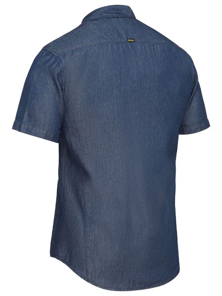 BS1602 Bisley Mens Short Sleeve Denim Work Shirt