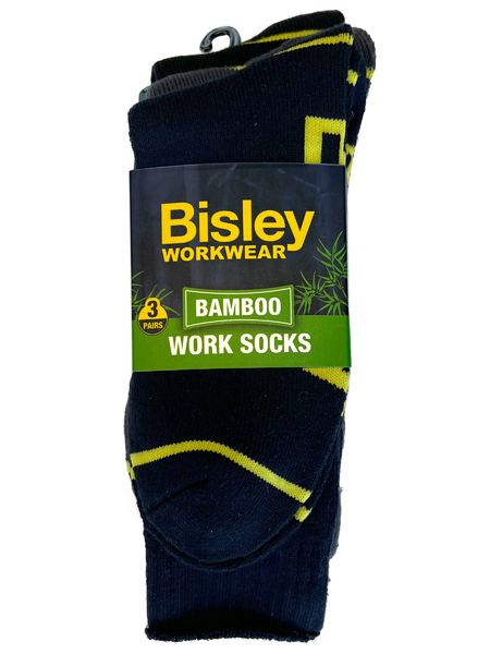 BSX7020 Bisley Bamboo Work Socks (3x Pack)