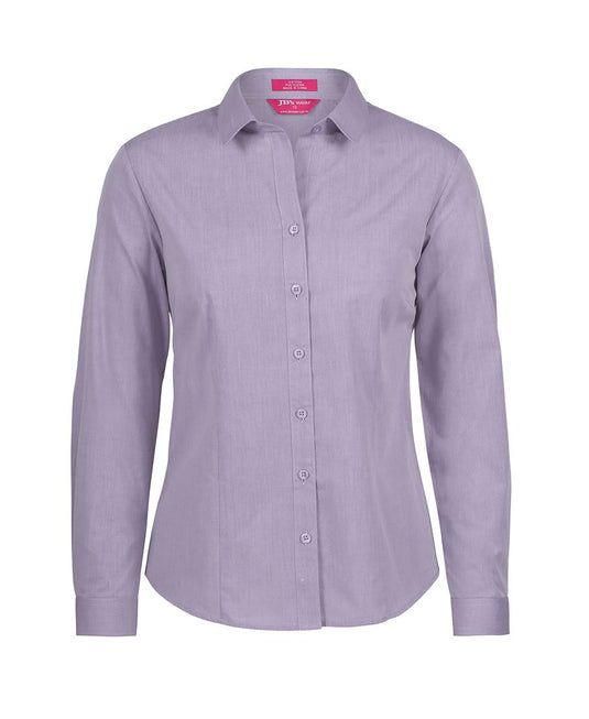 Wholesale 4FC1L JB's LADIES CLASSIC L/S FINE CHAMBRAY Printed or Blank